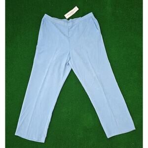 NWT Alfred Dunner Northern Lights Women's Size 16 Classic Fit Pants Dove Blue